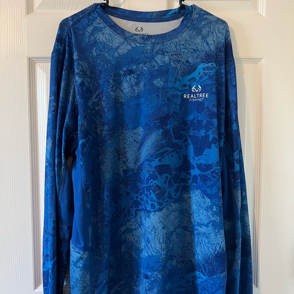 Realtree Blue Long Sleeve Shirt XL